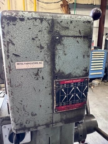 10" Boice Crane Wilton #20600, Drill Press, 8 speed 120-1640 RPM, 17.25" x 21" table, w/ t-slot, Jacobs drill - Image 8