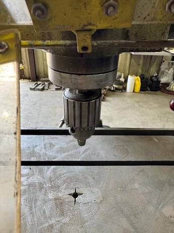 10" Boice Crane Wilton #20600, Drill Press, 8 speed 120-1640 RPM, 17.25" x 21" table, w/ t-slot, Jacobs drill - Image 10