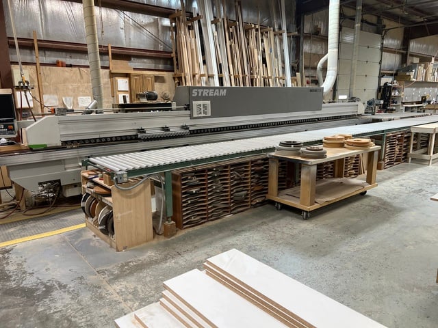 Biesse #Stream-B1-9.0, edgebander, 0.4-15mm edge thick capacity, 10-60mm panel thick, 100mm x 150mm min panel - Image 9