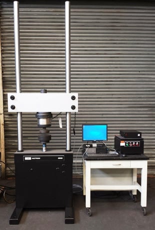 55 KIP (250 kN), Instron #8502, dynamic fatigue testing system, 2 columns, 26" btwn columns - Image 1