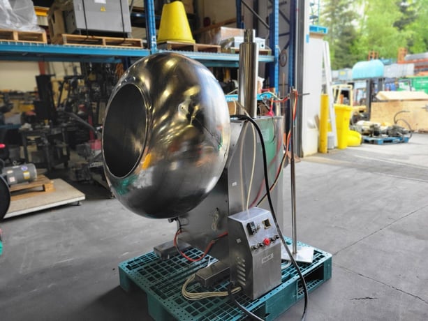 Shanghai Develop Machinery #BY-1000B, coating pan with hot air blower & spray dryer - Image 1