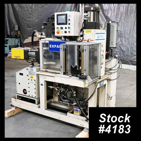 1-1/2" Comco #KE-40-2, end former, Control panel, pneumatic clamp cylinder, 2013 - Image 1