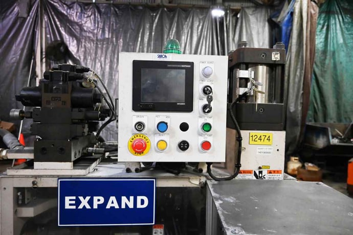1-1/2" Comco #KE-40-2, end former, Control panel, pneumatic clamp cylinder, 2013 - Image 4