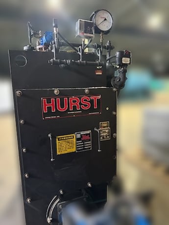 30 HP Hurst #CR2-G-15HTD, Boiler Low-Pressure Steam Boiler, nat gas Powerflame burner, 2012 - Image 1
