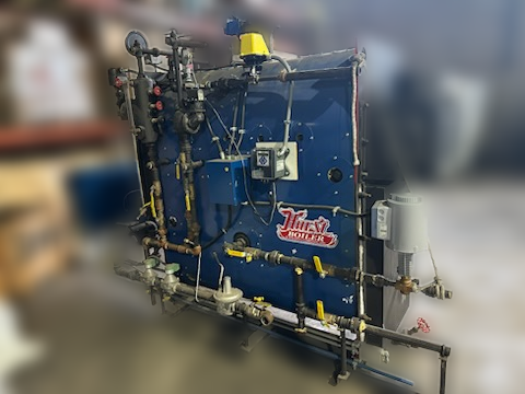 30 HP Hurst #CR2-G-15HTD, Boiler Low-Pressure Steam Boiler, nat gas Powerflame burner, 2012 - Image 8