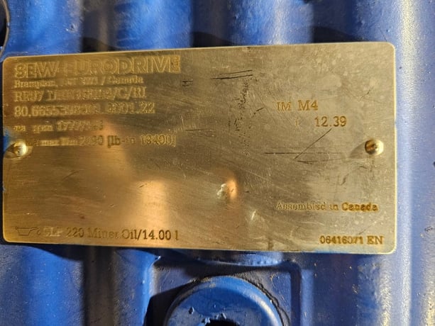 Sew Eurodrive, pump gearbox w/ 20 HP motor - Image 4