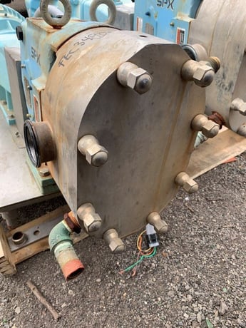 90 GPM, Waukesha #060U2, Rotary Lobe Pump, 2.5" Inlet/outlet, 7.5 HP, 230/460 V Motor, 2014 - Image 6