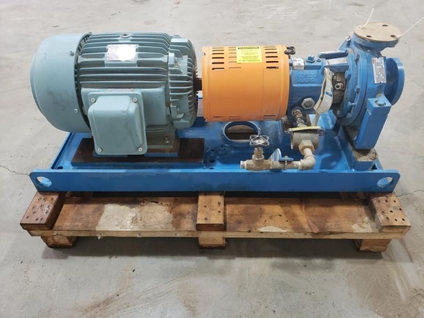 Goulds #HT96, pump assembly with 15 HP Teco Westinghouse motor, 80 GPM, 575 V., 2012 - Image 6
