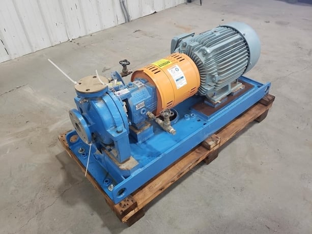 Goulds #HT96, pump assembly with 15 HP Teco Westinghouse motor, 80 GPM, 575 V., 2012 - Image 8