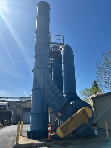 75000 cfm Delta Ducon #600' B' CL.EHD Arr 1, dust collector, baghouse, 300 HP, 1996 - Image 4