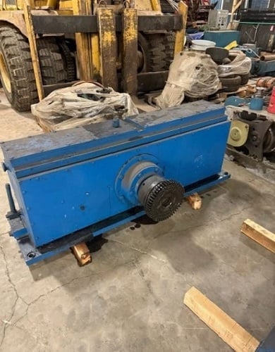 96" x .25" DBI, 4-hi precision leveler, 19 work rolls, 3" roll diameter, motorized tilt, 2 gear boxes - Image 7