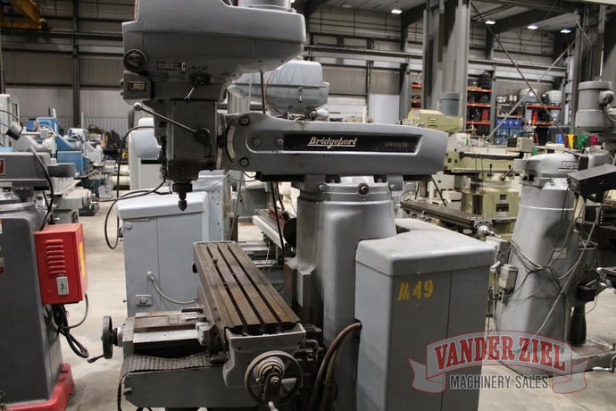 Bridgeport #Series-II, vertical knee mill, 11" x58" table - Image 4