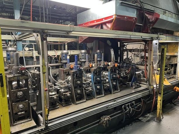 3" x .1" T & H, tube mill with Thermatool HCT welder, Samco double end uncoiler, shear & end welder, Kent - Image 4