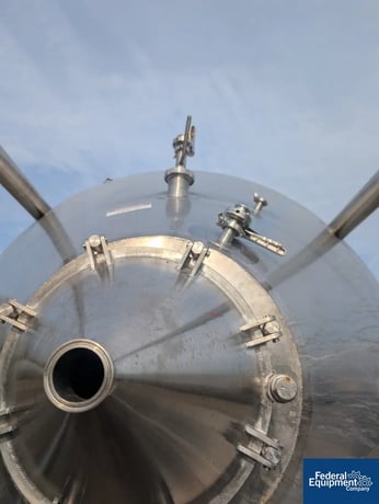 12400 gallon Quality Tank Solutions, 304 Stainless Steel Jacketed Tank, inner size 138" diameter x 204" H - Image 6