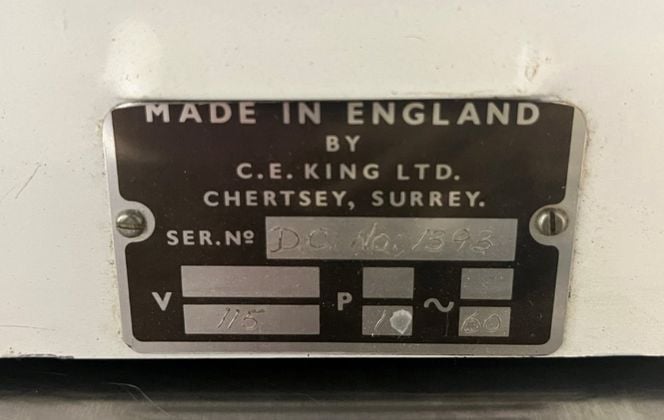 C.E. King #DC, Counter, w/Dual Chute Discharge, 115 V - Image 1