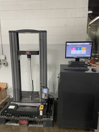 1125 lbf (5kN) Instron #5965, testing machine, 16.5" x 5" table, Windows computer system w/keyboard & mouse - Image 6