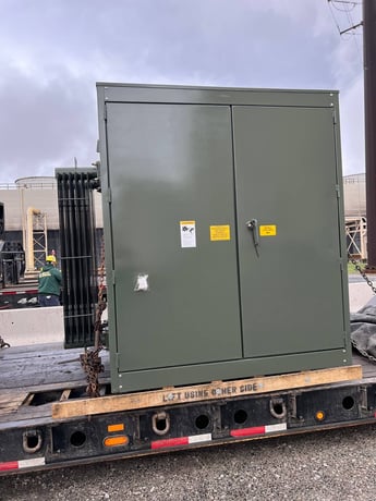 3000 KVA 13800 Delta Primary, 415Y/239 Secondary, General Electric Prolec, padmount transformer, never used - Image 1