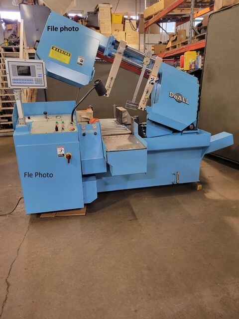 14" x 16" DoAll #C-4100NC, prog automatic horizontal band saw, 40-360 FPM, 1.5" x 0.05" x 183" blade, 21" - Image 2