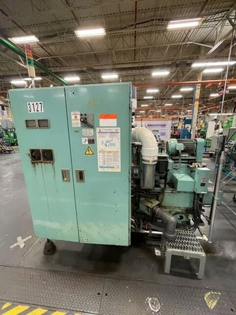 Koyo #HD3C, rotary style horizontal disc grinder, 1740 RPM, 10 HP motor, 12" x 1.9" x 6.1" wheel, 1999 - Image 5