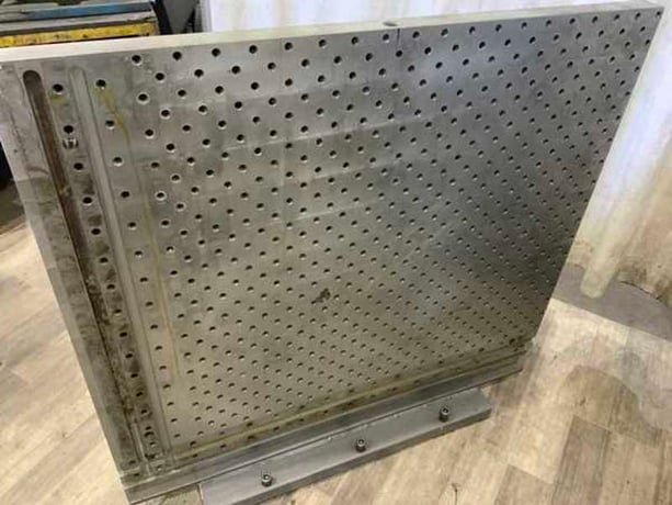 43-1/2" x 42" x 24" Drilled & tapped angle plates, 2-1/4" face thickness - Image 3