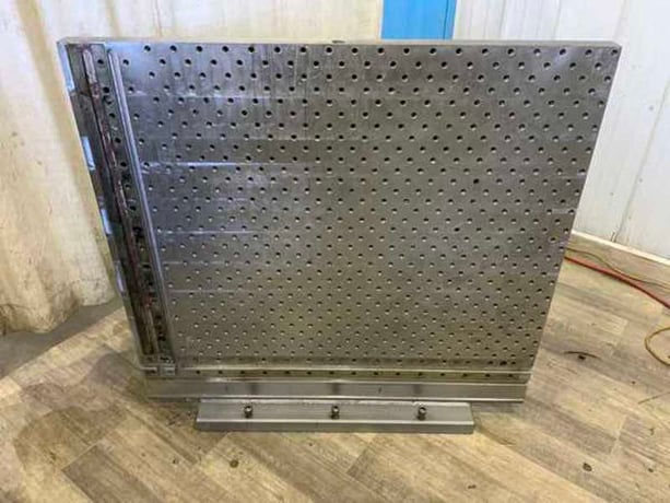 43-1/2" x 42" x 24" Drilled & tapped angle plates, 2-1/4" face thickness - Image 4