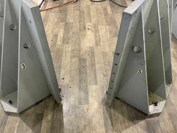 43-1/2" x 42" x 24" Drilled & tapped angle plates, 2-1/4" face thickness - Image 6