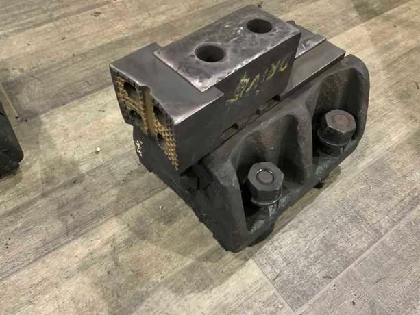 10" x 8-1/2" Horton boring mill chuck jaws, removable top jaws (4 available) - Image 4