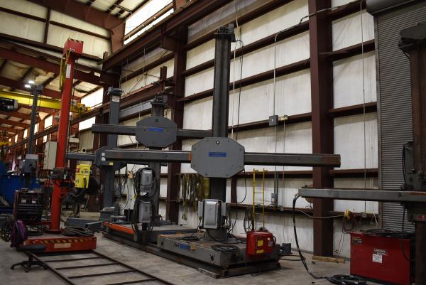12' x 12' Preston-Eastin #MA1212HD, welding manipulator, powered travel car, variable speed, hand pendant - Image 2