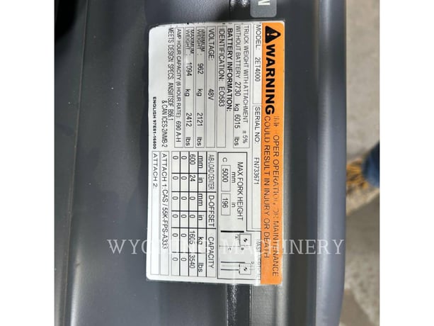 Mitsubishi Forklifts 2ET4000, Forklift, S/N: FN733671, 2024 - Image 6