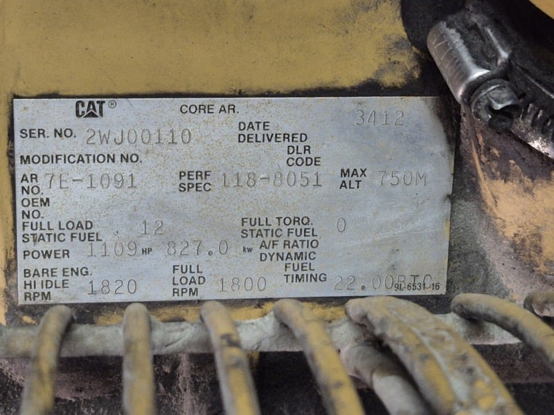 Finning diesel generator set, with 1000 KVA Caterpillar 3412 engine in container, 480 Volts - Image 4