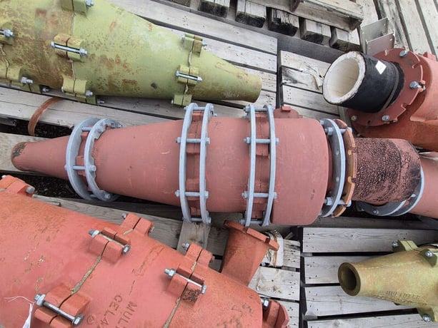Multotec #C1-42-2BB-LH Hydrocyclone, like new - Image 1