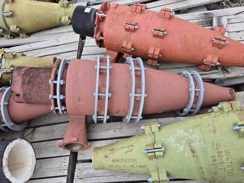 Multotec #C1-42-2BB-LH Hydrocyclone, like new - Image 6