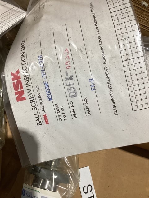 Nsk ball screws w2003wf-7py-c3z8 new - Image 4