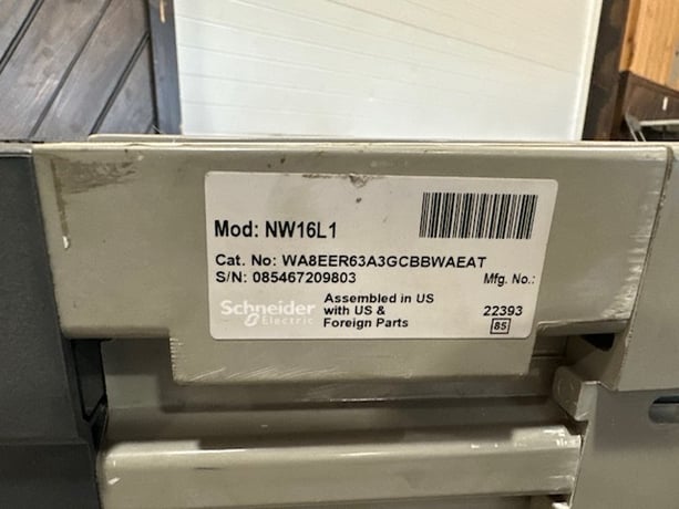 1600 Amps, Schneider, NW16L1, motorized electronic breaker for paralelling, like new, 2020 - Image 8