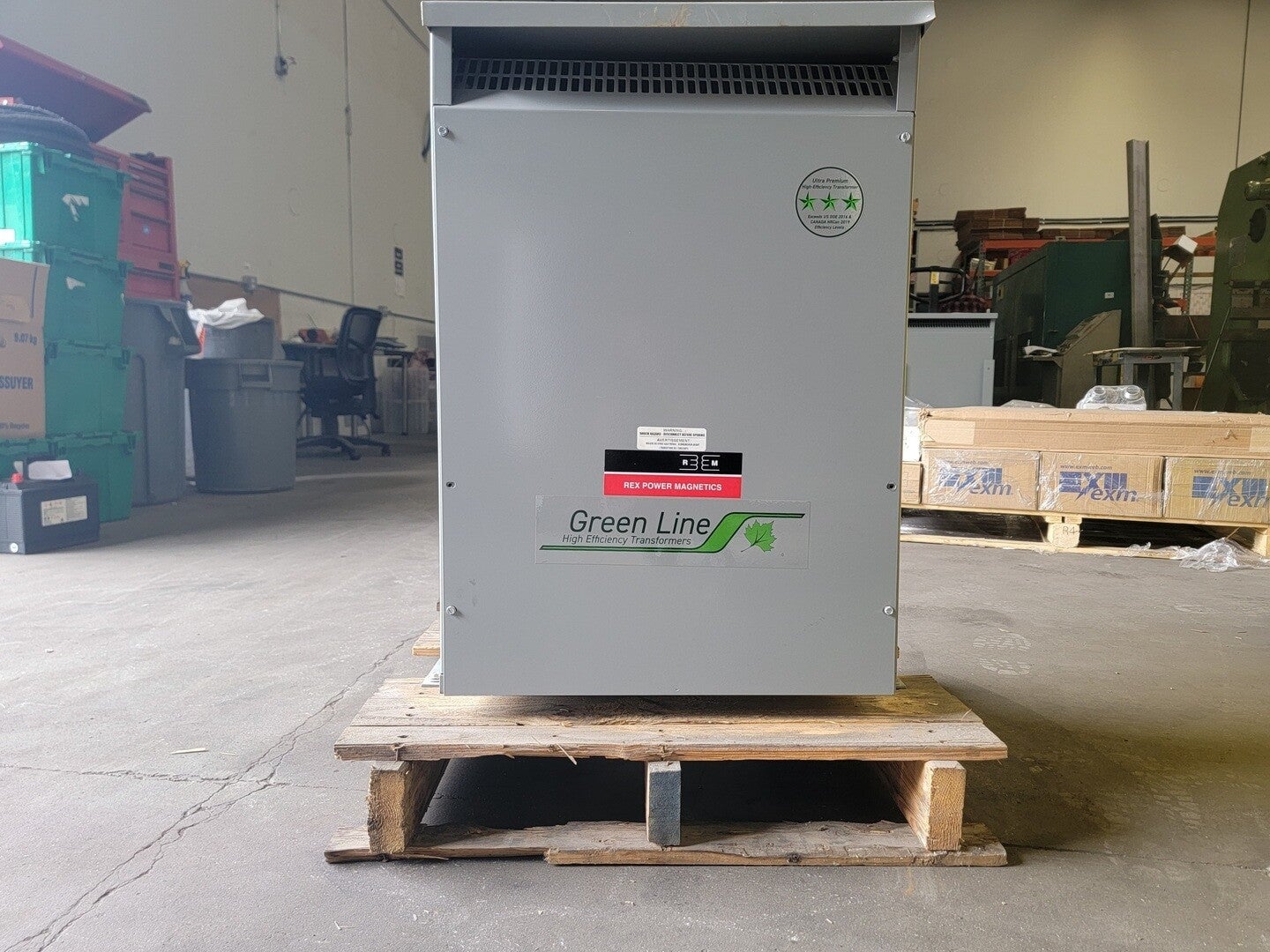 45 KVA 480 Delta Primary, 480Y/277 Secondary, Rex Power Magnetics BC45H-P/Z3 - Image 1