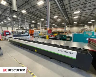 Bescutter #Accu-Star-520, fiber laser cutting system, 1500-2000 watt, 5' x 20', - Image 4