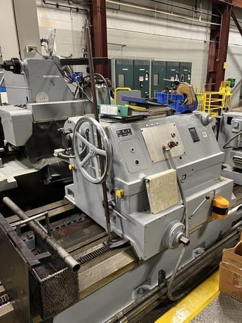 50" x 192" Waldrich Siegen #VS-II-B35x5000, roll grinder, 7-70 RPM, 31.5" x 3.15" x 12" grind wheel, Allen - Image 4