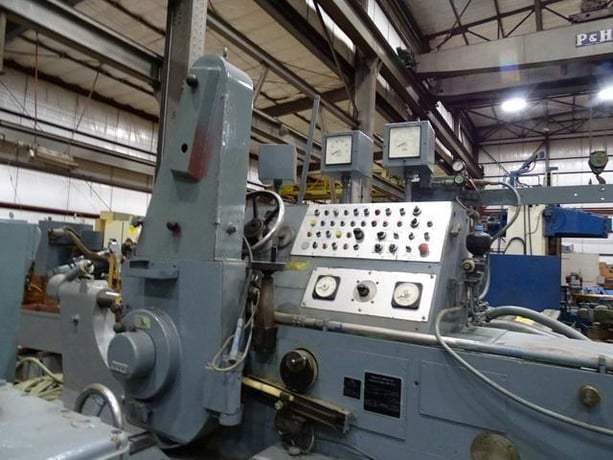 78" x 472" Waldrich #WST-IV-H80X12000, roll grinder w/ cambering & crowning, 32" x 4" x 12" wheel, 300 RPM - Image 3