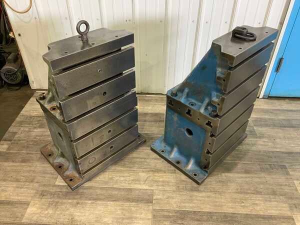 16" x 30-1/4", DeVlieg T-slot table, 1 set - Image 1