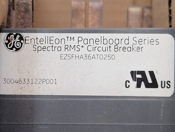 250 Amps, General Electric, EZSFHA36AT0250, breaker for EntellEohn Spectra RMS, 600 Volts - Image 6
