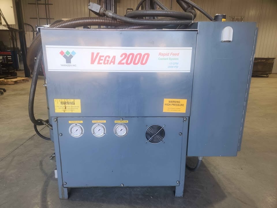 Yamazan Yamazan #Vega-2000, high pressure coolant system, rapid feed, 13 GPM, 2000 PSI - Image 1