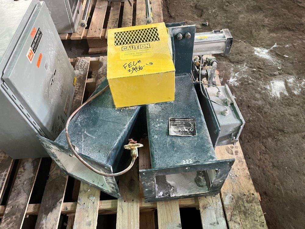 8" Pebco #SBD.8.PA.30-OS-34-NWM, Single Blade Diverter Valve, carbon steel, pneumatically operated, 8" x 8" - Image 4