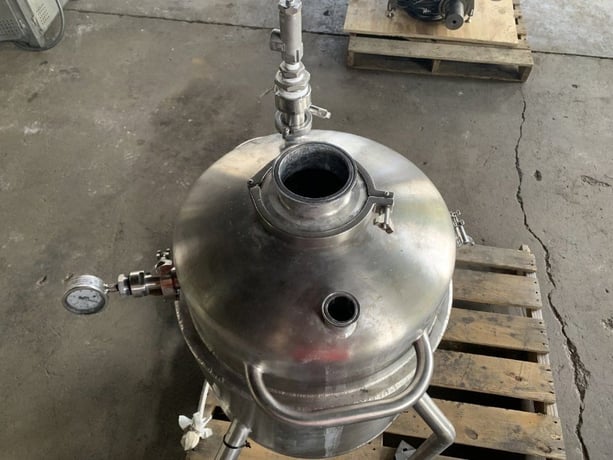15.85 gallon Inox, Kettle, Stainless Steel, 60 liter capacity, 18" diameter x 18" straight side, 1" Center - Image 5