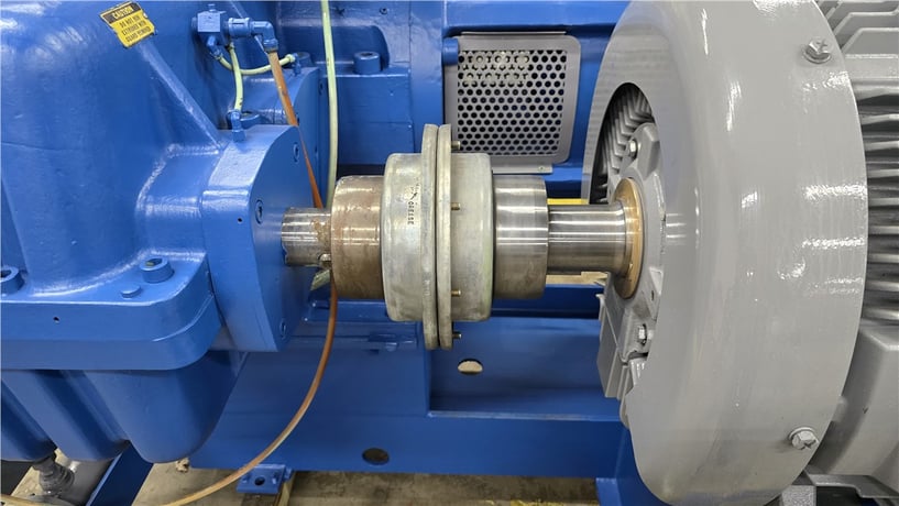 6" Davis Standard #Thermatic-60IN60, single screw extruder, water cooled, 42" centerline, 24:1 L/D, 400 HP - Image 5