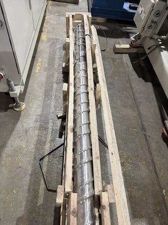 6" Davis Standard #Thermatic-60IN60, single screw extruder, water cooled, 42" centerline, 24:1 L/D, 400 HP - Image 9