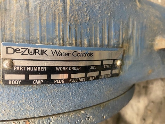 12" Dezurik, Stainless steel pneumatic valve - Image 2