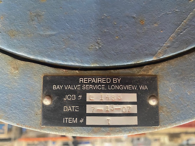 12" Dezurik, Stainless steel pneumatic valve - Image 4