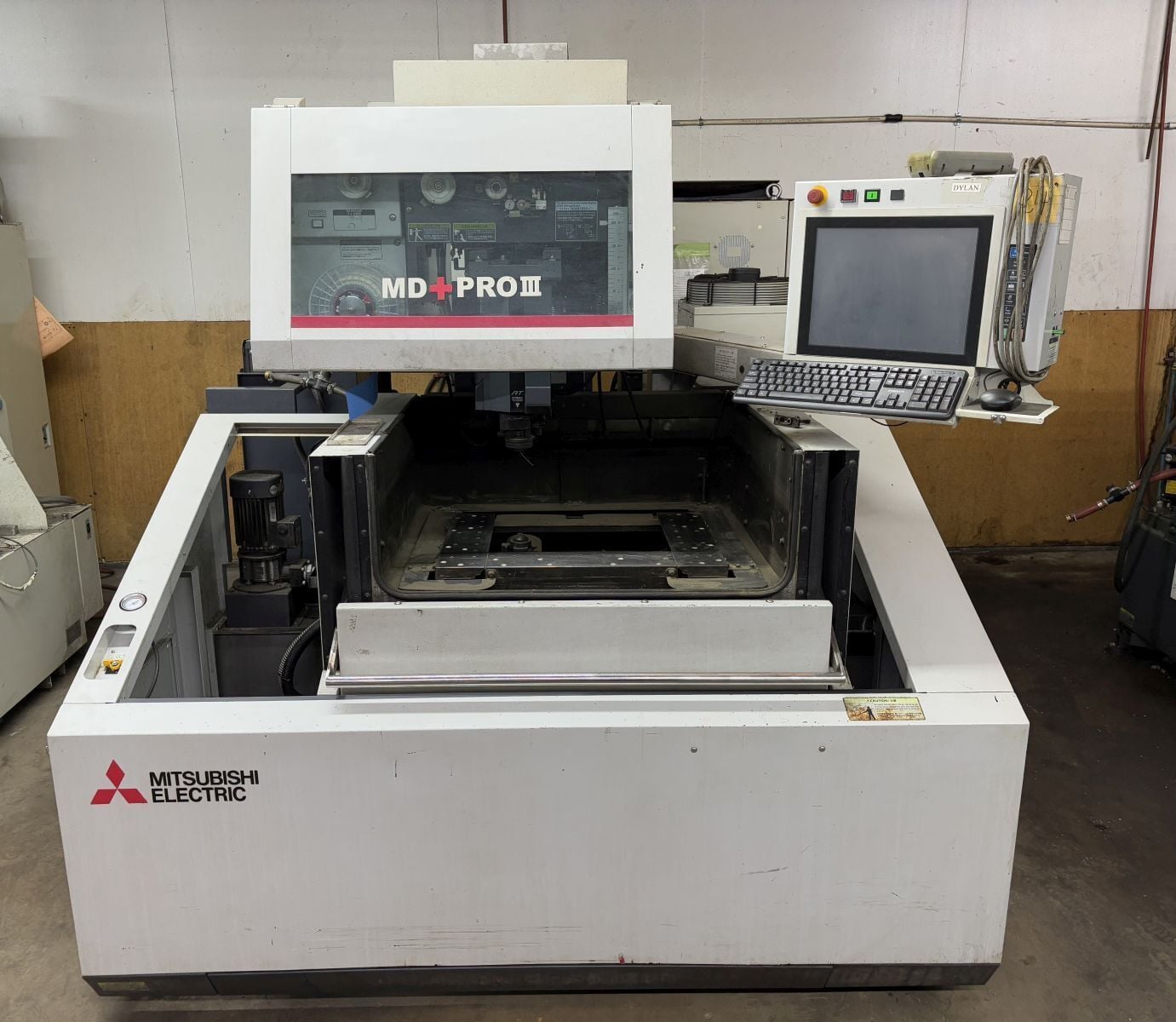 Mitsubishi #MV-1200S-MD+PRO-III, wire Electrical Discharge Machine w/chiller, 15.7"X, 11.8"Y, 8.7"Z - Image 1