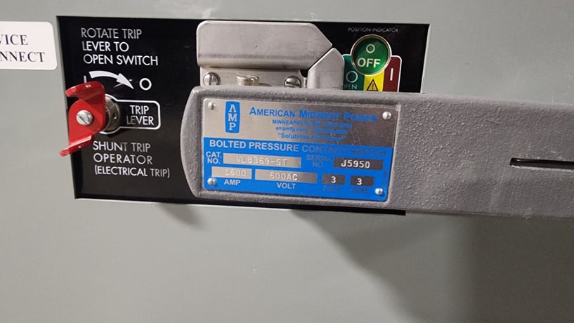 American Midwest Power, 1600 amp. fusible main w/metering switchgear 3 phase 4-wire service entrance - Image 10