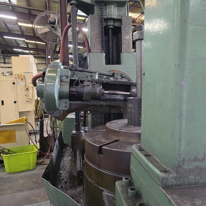 Gould & Eberhardt #48HWD, heavy duty vertical gear hobber. 2 DP, differential, tailstock, excellent condition - Image 4
